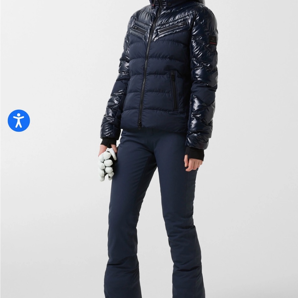 Bogner Farina quilted jacket in Dark blue